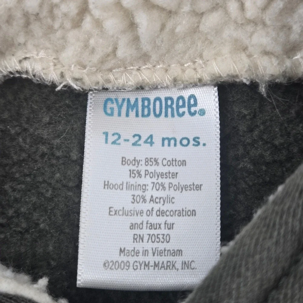 Gymboree Embroidered Puppy Hoodie 12-24M & Baby Gap‎ Teddy Bear Pants 18-24M